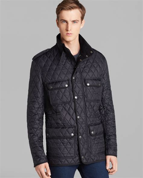 burberry quilted jacket men's|burberry diamond quilted jacket men.